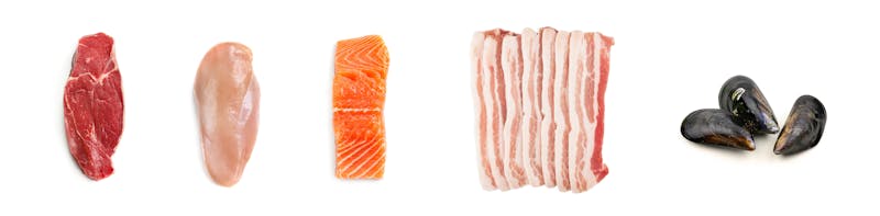 Raw meat and seafood – good keto options